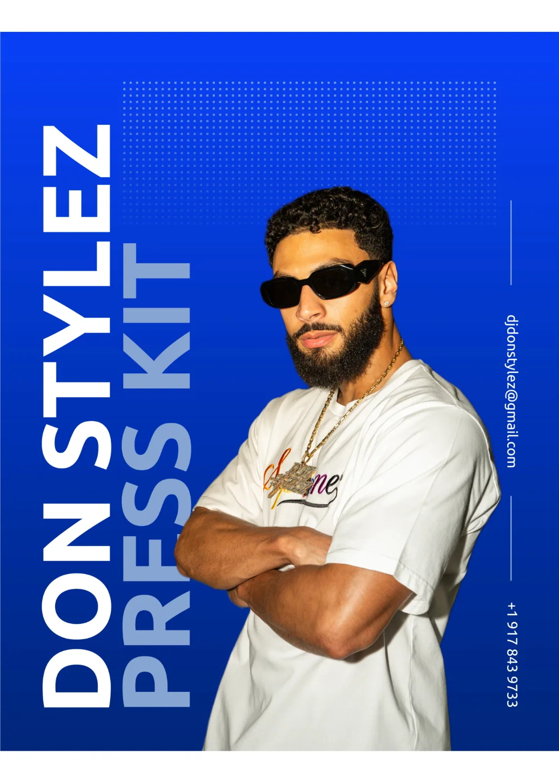 Don Stylez — Electronic Press Kit — Cover artwork designed by Bran Visuals for Don Stylez